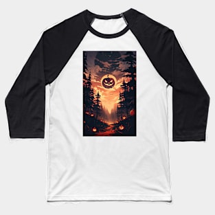 Halloween Rising Baseball T-Shirt